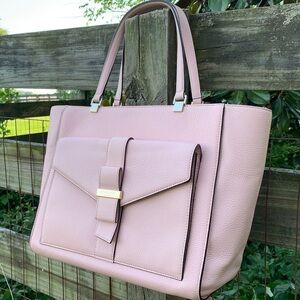 Kate Spade Blush Pink Large Bow Ribbon Tote Purse